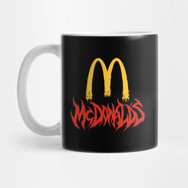 Brutal Burger Death Metal Logo by UnluckyDevil